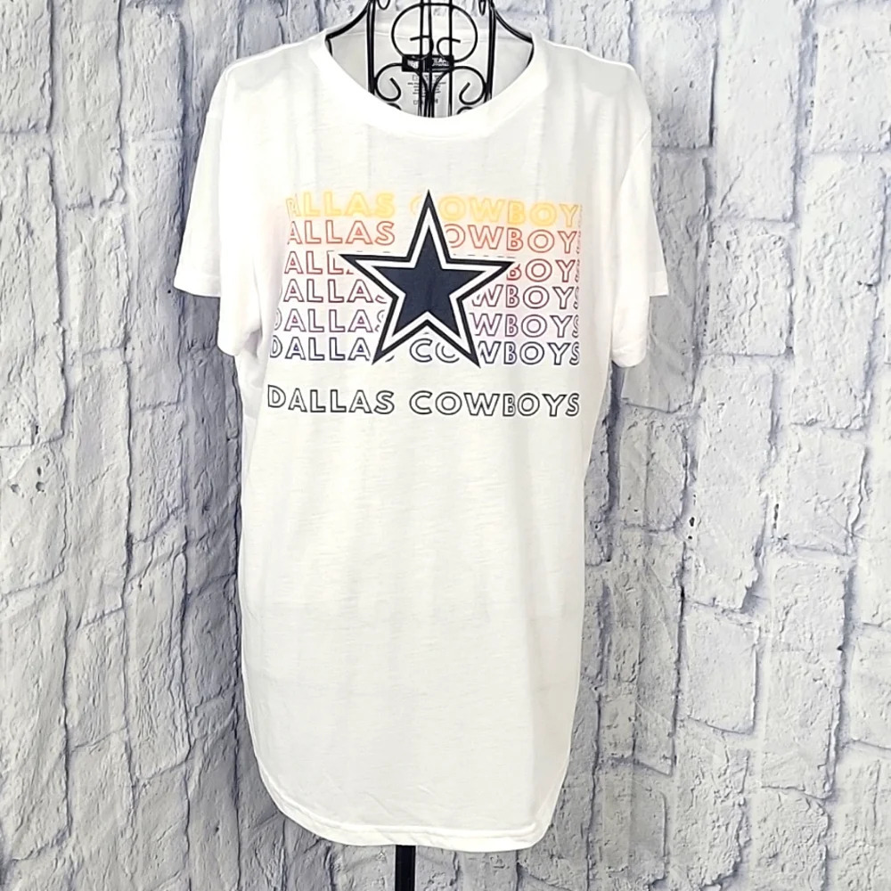 NFL TEAM APPAREL DALLAS COWBOYS Graphic Short Sleeves Men's T Shirt Large
